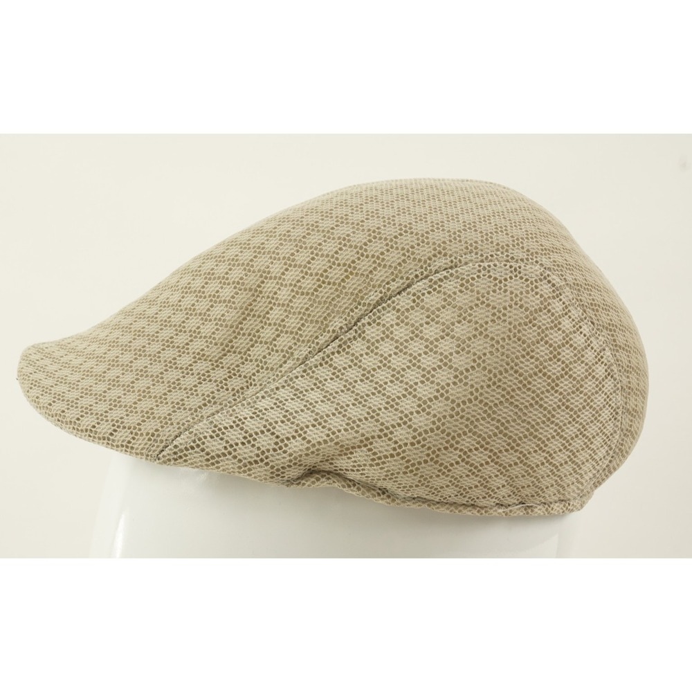 Kangol Vintage 1950s Flat Cap Hat Post Boy Golf Baker Mesh Hat Mens Small Cotton